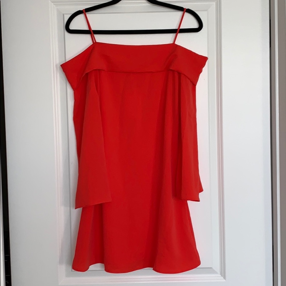 Off the shoulder mini dress